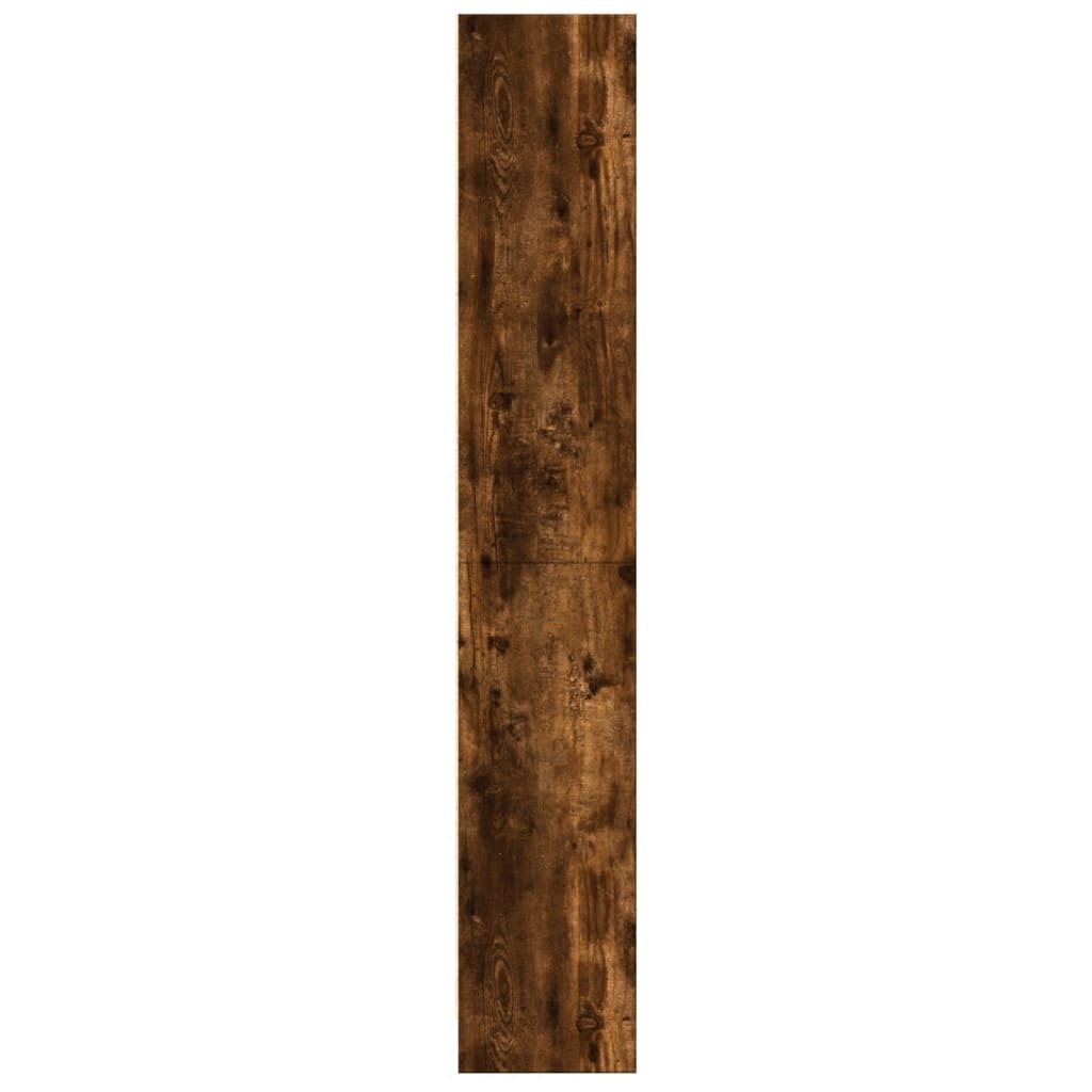 VidaXL Boekenkast 60x24x143 cm bewerkt hout gerookt eikenkleurig