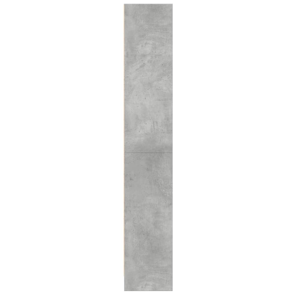 VidaXL Boekenkast 60x24x143 cm bewerkt hout betongrijs