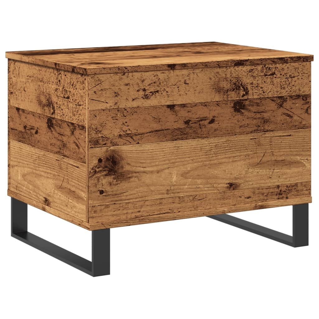 VidaXL Salontafel 60x44,5x45 cm bewerkt hout oud houtkleurig