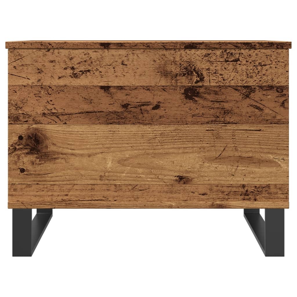 VidaXL Salontafel 60x44,5x45 cm bewerkt hout oud houtkleurig