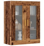 VidaXL Hangkast 69,5x34x90 cm oud houtkleurig