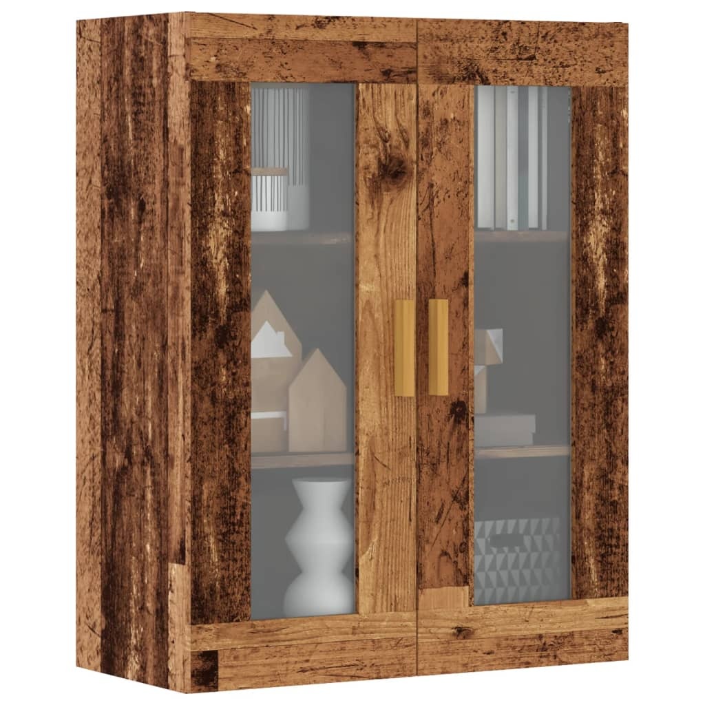 VidaXL Hangkast 69,5x34x90 cm oud houtkleurig
