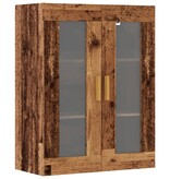 VidaXL Hangkast 69,5x34x90 cm oud houtkleurig
