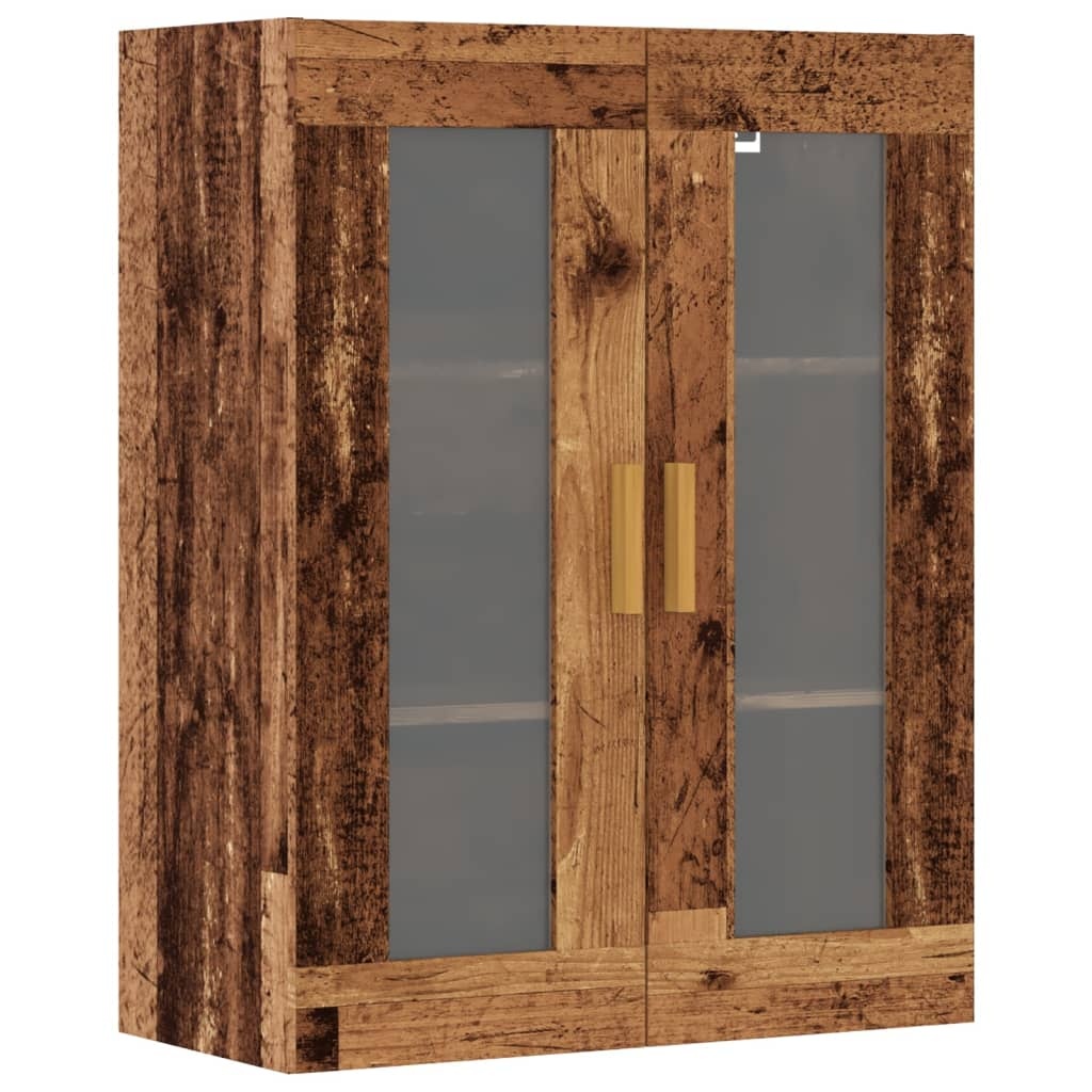 VidaXL Hangkast 69,5x34x90 cm oud houtkleurig