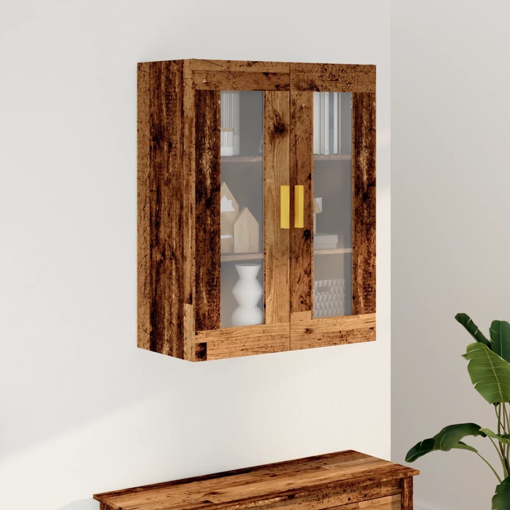 VidaXL Hangkast 69,5x34x90 cm oud houtkleurig