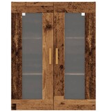 VidaXL Hangkast 69,5x34x90 cm oud houtkleurig
