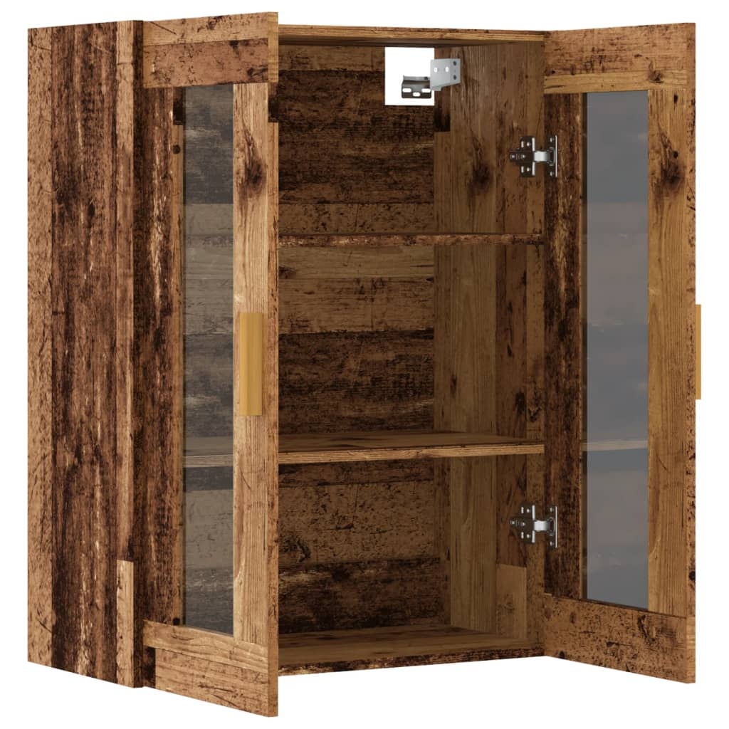 VidaXL Hangkast 69,5x34x90 cm oud houtkleurig