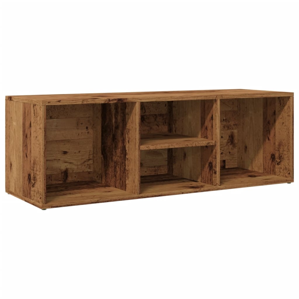VidaXL Schoenenopbergbank 105x35x35 cm bewerkt hout oud houtkleurig
