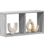 VidaXL Wandkast 60x16x30 cm bewerkt hout grijs sonoma eiken