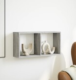 VidaXL Wandkast 60x16x30 cm bewerkt hout grijs sonoma eiken