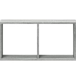 VidaXL Wandkast 60x16x30 cm bewerkt hout grijs sonoma eiken