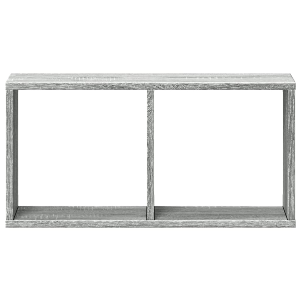 VidaXL Wandkast 60x16x30 cm bewerkt hout grijs sonoma eiken