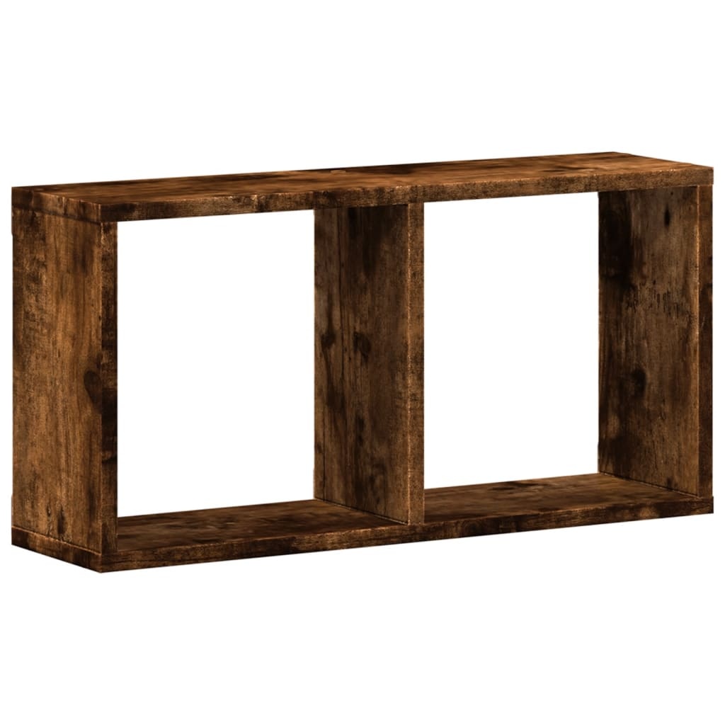 VidaXL Wandkast 60x16x30 cm bewerkt hout gerookt eikenkleurig