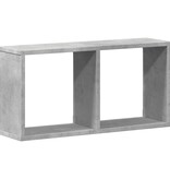 VidaXL Wandkast 60x16x30 cm bewerkt hout betongrijs