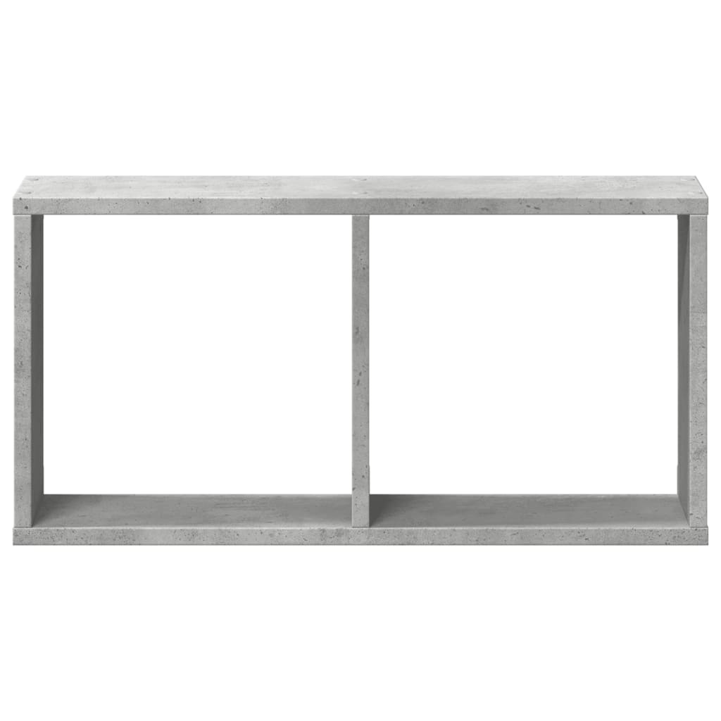 VidaXL Wandkast 60x16x30 cm bewerkt hout betongrijs