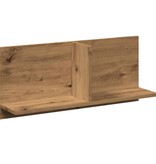 VidaXL Wandkast 70x16,5x30 cm bewerkt hout artinsanaal eikenkleurig