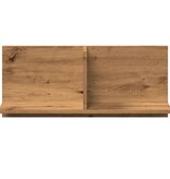 VidaXL Wandkast 70x16,5x30 cm bewerkt hout artinsanaal eikenkleurig