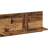 VidaXL Wandkast 70x16,5x30 cm bewerkt hout oud houtkleurig