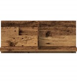 VidaXL Wandkast 70x16,5x30 cm bewerkt hout oud houtkleurig