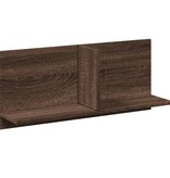 VidaXL Wandkast 70x16,5x30 cm bewerkt hout bruin eikenkleur