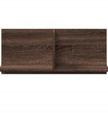 VidaXL Wandkast 70x16,5x30 cm bewerkt hout bruin eikenkleur