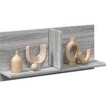 VidaXL Wandkast 70x16,5x30 cm bewerkt hout grijs sonoma eiken