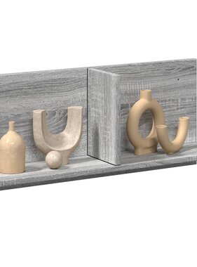 VidaXL Wandkast 70x16,5x30 cm bewerkt hout grijs sonoma eiken