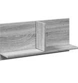 VidaXL Wandkast 70x16,5x30 cm bewerkt hout grijs sonoma eiken