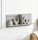 VidaXL Wandkast 70x16,5x30 cm bewerkt hout grijs sonoma eiken