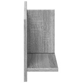 VidaXL Wandkast 70x16,5x30 cm bewerkt hout grijs sonoma eiken