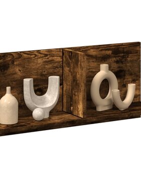VidaXL Wandkast 70x16,5x30 cm bewerkt hout gerookt eikenkleurig