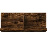 VidaXL Wandkast 70x16,5x30 cm bewerkt hout gerookt eikenkleurig