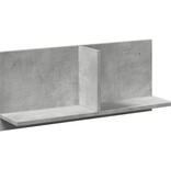 VidaXL Wandkast 70x16,5x30 cm bewerkt hout betongrijs