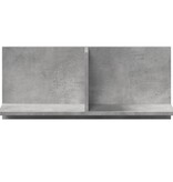 VidaXL Wandkast 70x16,5x30 cm bewerkt hout betongrijs