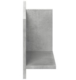VidaXL Wandkast 70x16,5x30 cm bewerkt hout betongrijs
