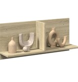 VidaXL Wandkast 70x16,5x30 cm bewerkt hout sonoma eikenkleurig