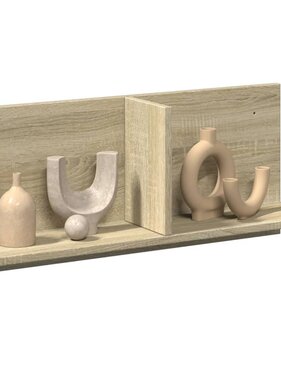 VidaXL Wandkast 70x16,5x30 cm bewerkt hout sonoma eikenkleurig