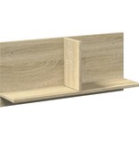 VidaXL Wandkast 70x16,5x30 cm bewerkt hout sonoma eikenkleurig