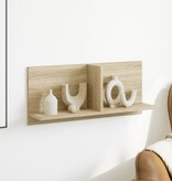 VidaXL Wandkast 70x16,5x30 cm bewerkt hout sonoma eikenkleurig