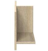 VidaXL Wandkast 70x16,5x30 cm bewerkt hout sonoma eikenkleurig