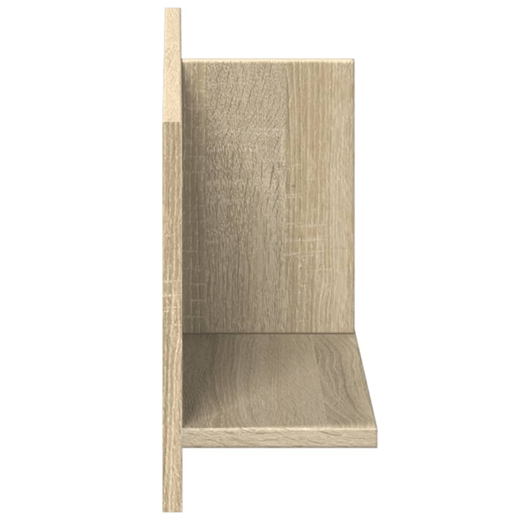 VidaXL Wandkast 70x16,5x30 cm bewerkt hout sonoma eikenkleurig