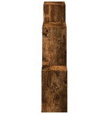 VidaXL Wandkast 78x18x71 cm bewerkt hout gerookt eikenkleurig