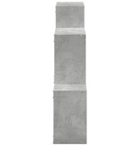 VidaXL Wandkast 78x18x71 cm bewerkt hout betongrijs
