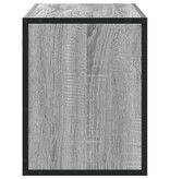 VidaXL Tv-meubel 100x31x39,5 cm bewerkt hout metaal grijs sonoma eiken