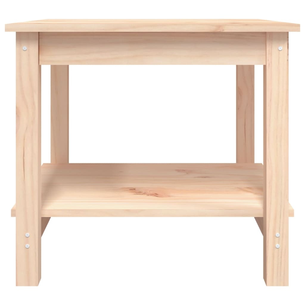VidaXL Salontafel 50x50x45 cm massief grenenhout