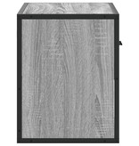 VidaXL Tv-meubel 60x31x39,5 cm bewerkt hout metaal grijs sonoma eiken