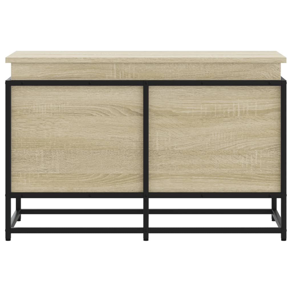 VidaXL Opbergbox met deksel 80x40x51,5 cm bewerkt hout sonoma eiken