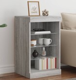 VidaXL Dressoir met LED-verlichting 41x37x67 cm grijs sonoma eiken