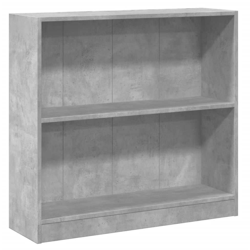 VidaXL Boekenkast 80x24x75 cm bewerkt hout betongrijs