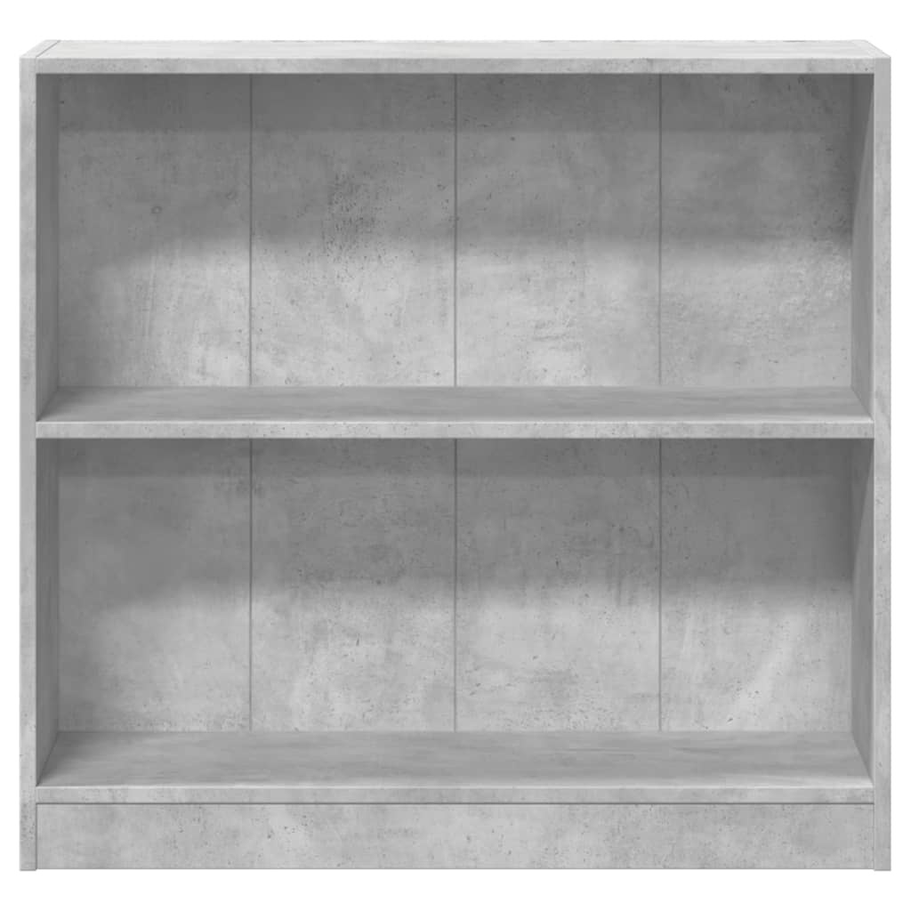 VidaXL Boekenkast 80x24x75 cm bewerkt hout betongrijs
